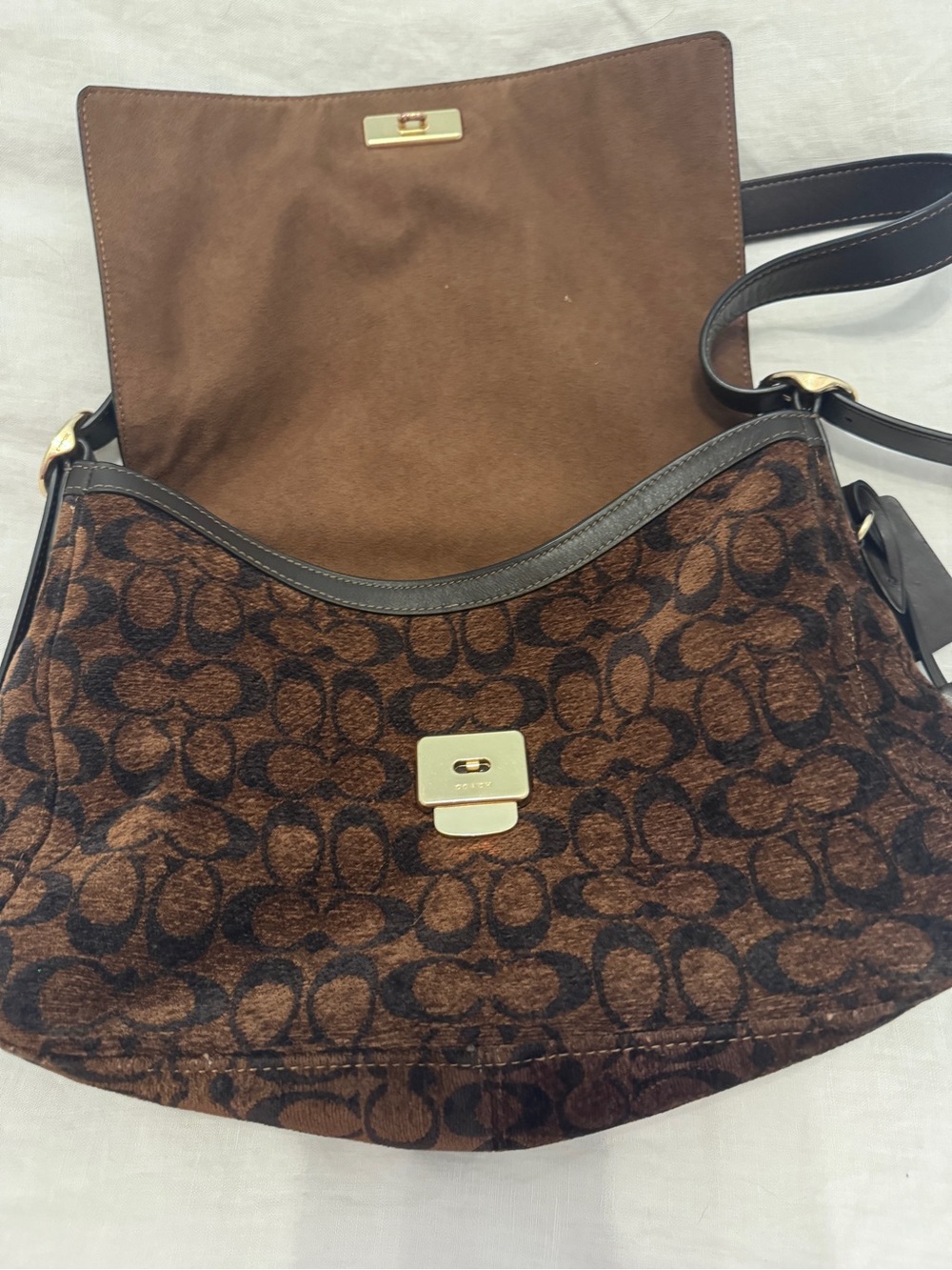 Rare Coach Large Etta Chenille Limited Drop - Picture 6 of 12